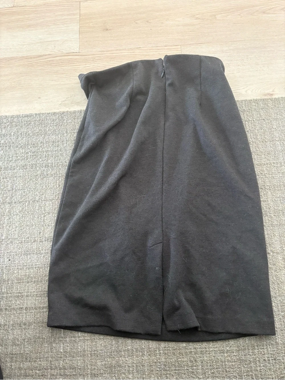 Classic Dark Grey Women’s Pencil Skirt - Sleek Everyday Style